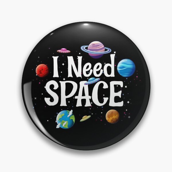 Item preview, I Need Space Solar System Geek UFO Planets Science Nerd Gear designed and sold by DynamicDesign.