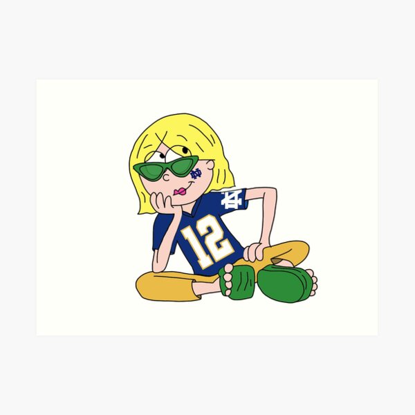 Notre Dame Game Day Lizzie McGuire Art Print