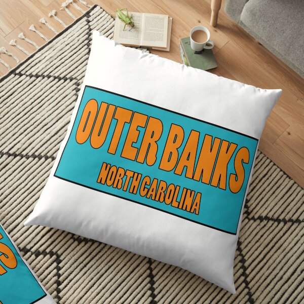 Outer Banks North Carolina OBX Floor Pillow