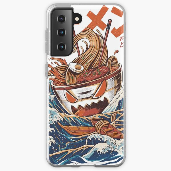 El gran ramen de Kanagawa Funda blanda para Samsung Galaxy