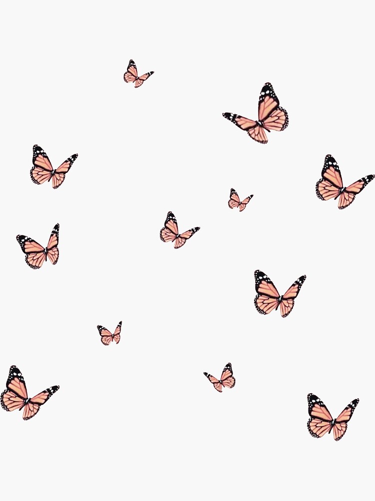 butterfly aesthetic sticker pack sticker by alyssamio redbubble