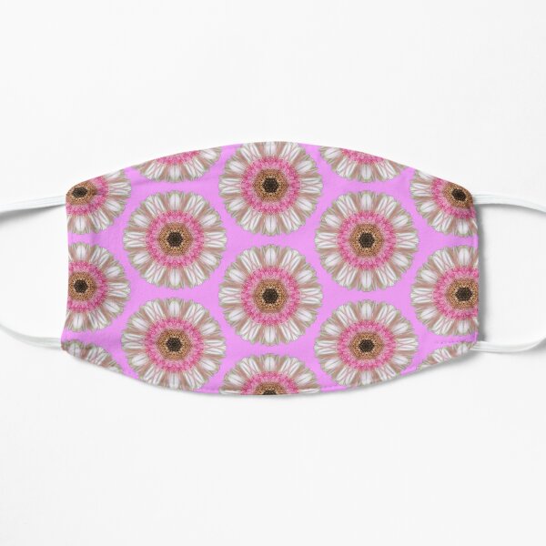 Pink gerberas on pink Mask