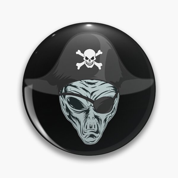Item preview, Funny Alien Pirate Captain Pirate Hat Pirate Alien Art Gear designed and sold by DynamicDesign.