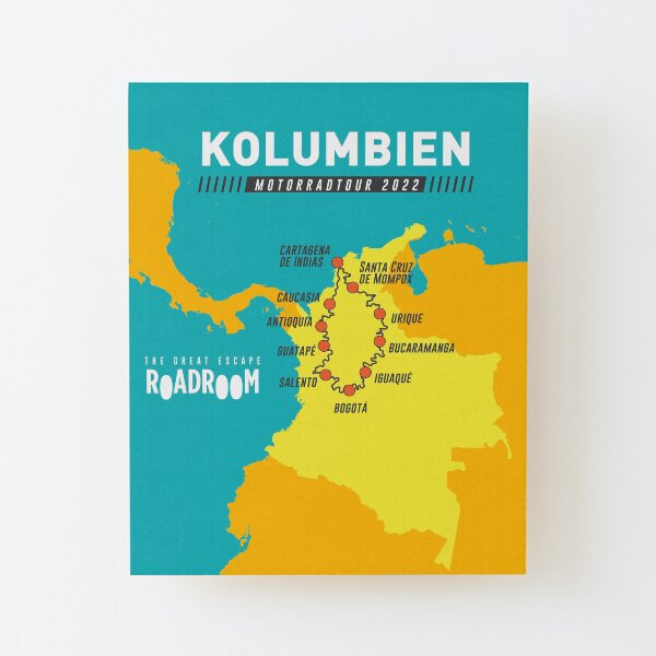 Kolumbien RoadRoom 2022 Wood Mounted Print