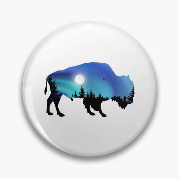 Item preview, Double Exposure Of Bison And Nature  designed and sold by roccstarr.
