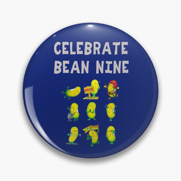 Item preview, Happy 9th Birthday card - Celebrate Bean Nine designed and sold by Justbeanhappy.