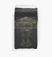 Celtic Wood Hammer Thor Duvet Cover