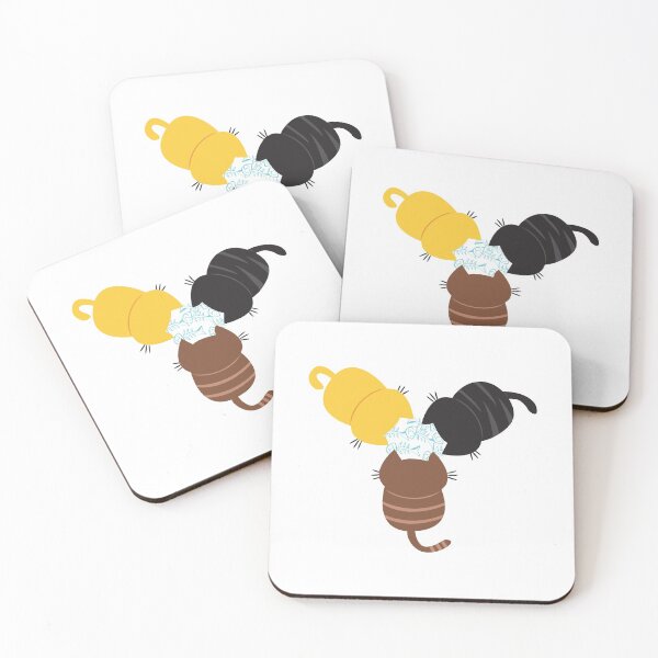 Item preview, Cats Eating  designed and sold by janewwu.