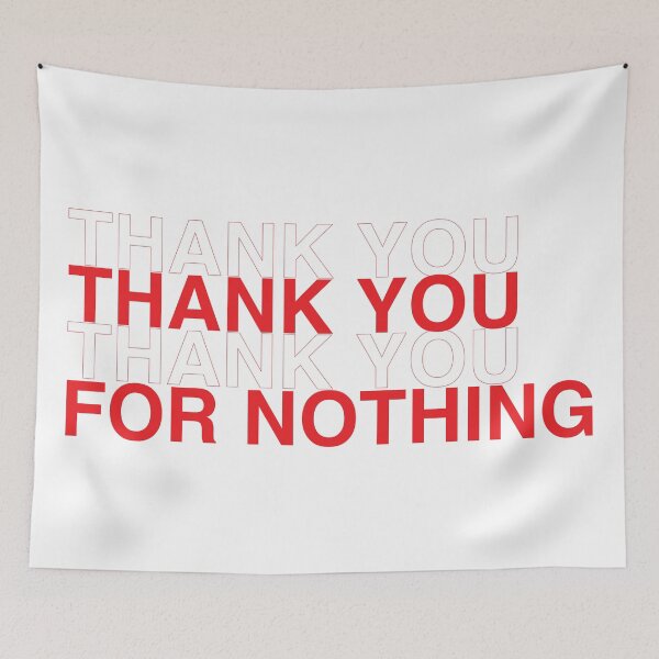 Item preview, Thank You For Nothing  designed and sold by janewwu.