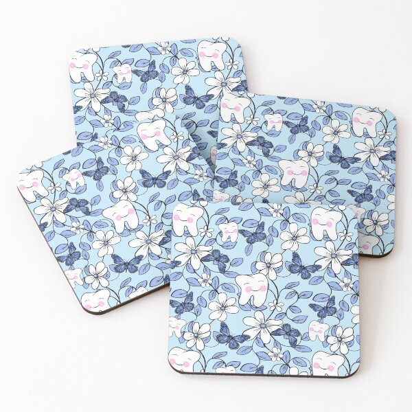 Item preview, Tooth Toile / Dental Floral designed and sold by FranBail.
