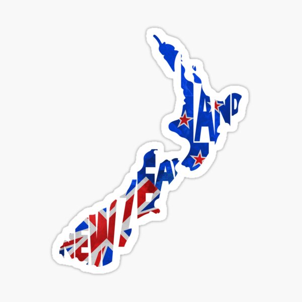 Artikel-Vorschau von Neuseeland Typografische Karte Flagge, designt und verkauft von A Deniz Akerman.