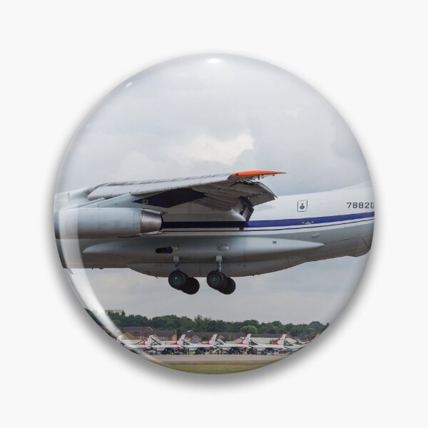 Item preview, Ukrainian Air Force Ilyushin Il-76 landing designed and sold by wellsie82.