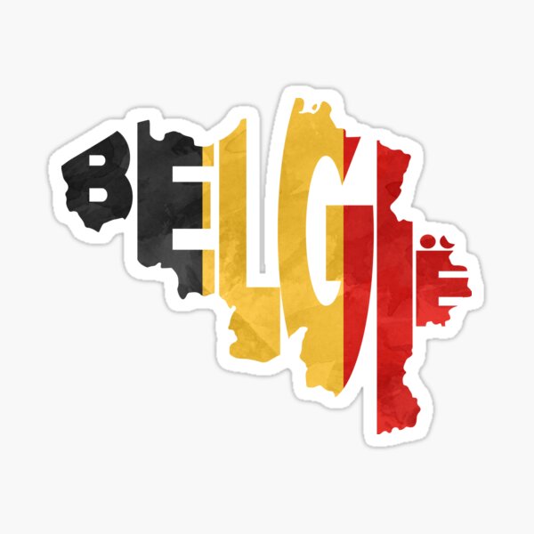 Artikel-Vorschau von Belgien Typografische Karte Flagge, designt und verkauft von A Deniz Akerman.