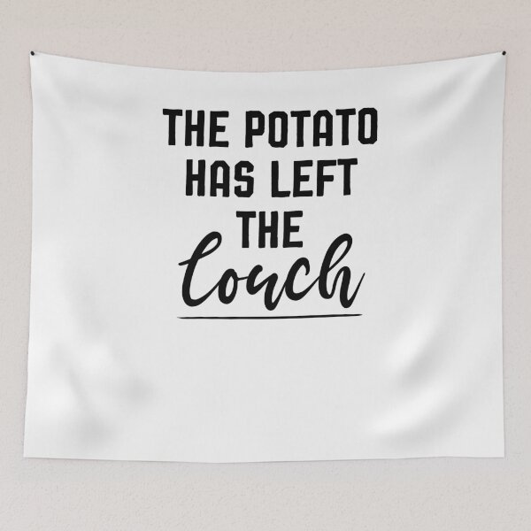 Item preview, The Potato Has Left The Couch T- Shirt, Half Marathon Shirt, Marathon Shirt, Funny Running shirt, Running, Couch Potato Shirt, Running Shirt designed and sold by Noussairox.