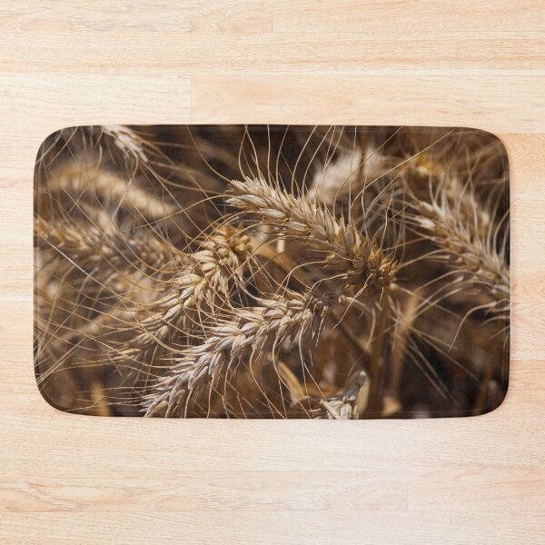 Item preview, Top view of ears of ripe golden wheat closeup designed and sold by EG Creativity Art.