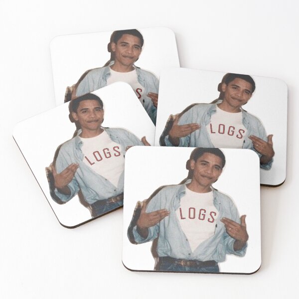 Item preview, Young Obama says roll logs- University of Puget Sound Loggers designed and sold by natannc.