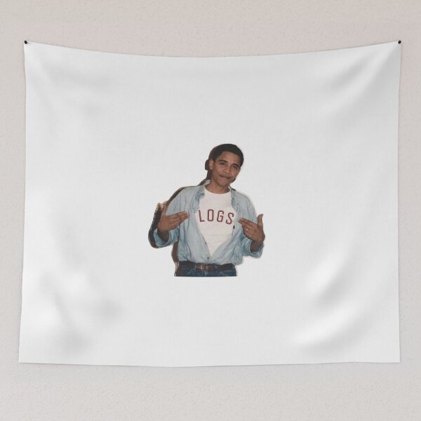 Item preview, Young Obama says roll logs- University of Puget Sound Loggers designed and sold by natannc.