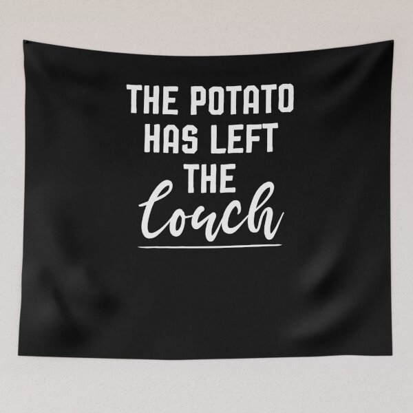 Item preview, The Potato Has Left The Couch T- Shirt, Half Marathon Shirt, Marathon Shirt, Funny Running shirt, Running, Couch Potato Shirt, Running Shirt designed and sold by Noussairox.