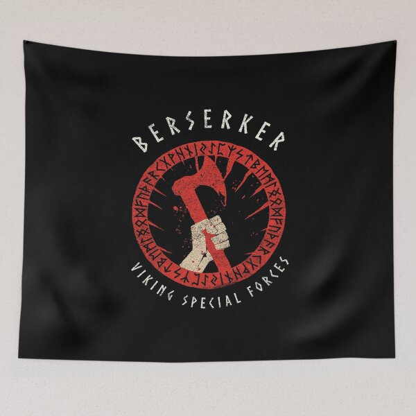 Item preview, Berserker Viking Special Forces Odin Wotan Norse Warrior design designed and sold by A-Fashion.