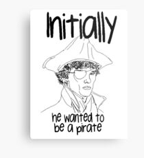 Pirate!Sherlock Metal Print
