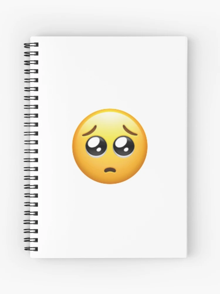 Sad Face Meme Spiral Notebooks for Sale