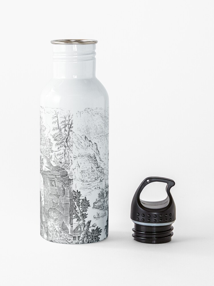 Alternate view of DARK Sic Mundus Creatus Est Water Bottle