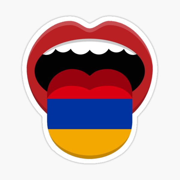 Armenia language Հայոց լեզու Sticker