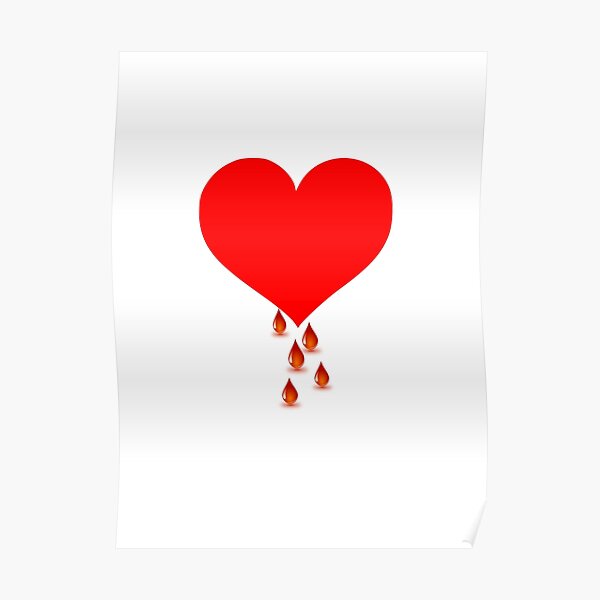 Bleeding heart Poster