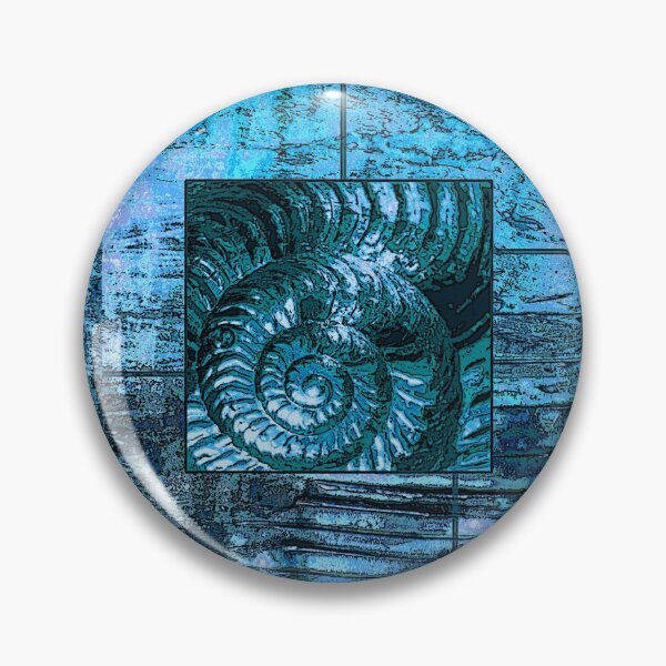 Item preview, Evolution - Ammonite in Blue designed and sold by Heatherian.