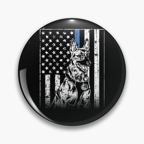 Item preview, Thin Blue Line K-9 Unit German Shepherd Police Officer Dog Gear designed and sold by DynamicDesign.