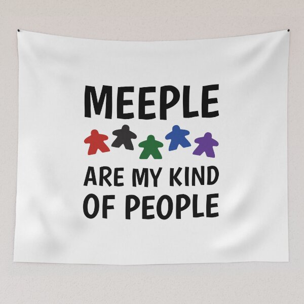 Item preview, Board Games, Game Night - Meeple are my kind of People designed and sold by EstelleStar.