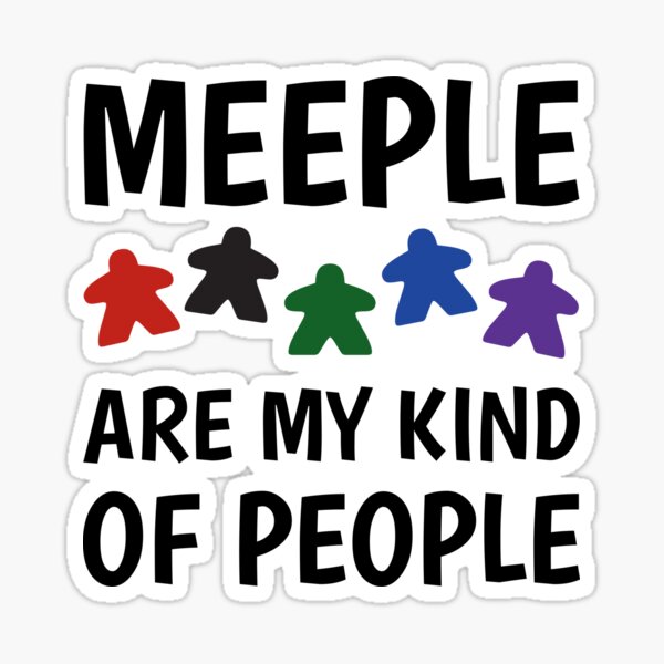 Item preview, Board Games, Game Night - Meeple are my kind of People designed and sold by EstelleStar.