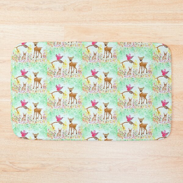 Item preview, Friends CA51 Children’s theme, deer, rabbit, cockatoo  designed and sold by Catherine Anicic.