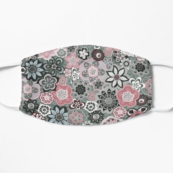 Beautiful Bouquet of Midsummer Blooms in grey and pink Mask