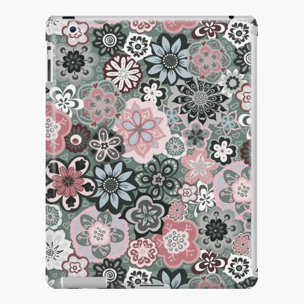 Beautiful Bouquet of Midsummer Blooms in grey and pink iPad Snap Case