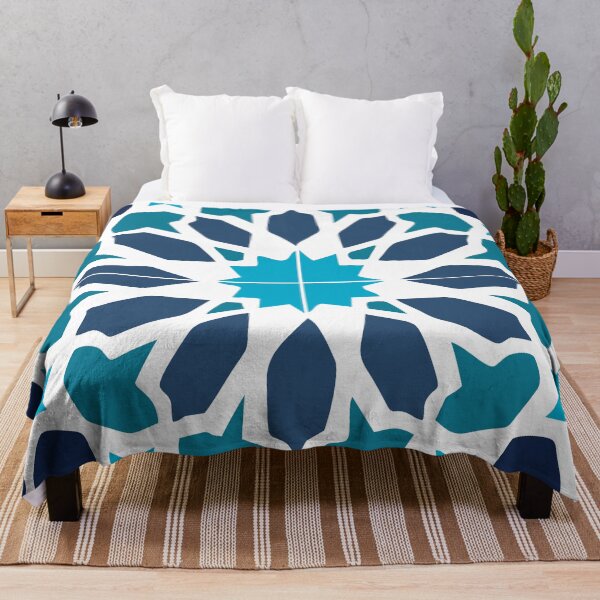 Aperçu de l'œuvre Carrelage marocain indigo créée et vendue par lamandarina.
