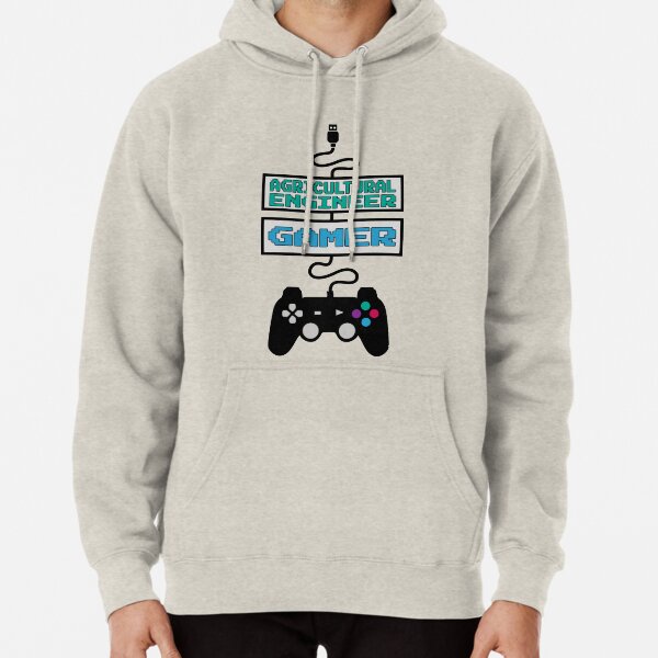 Agricultural Engineer Gamer Design Quote Pullover Hoodie