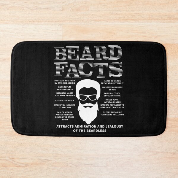 Item preview, Beard Facts Mens Beard Lover Gift designed and sold by 2blackcherries.