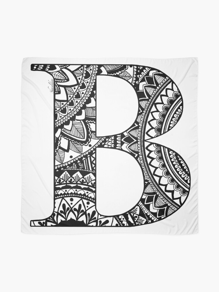 "Mandala Letter B" Scarf For Sale By Shaseldine | Redbubble