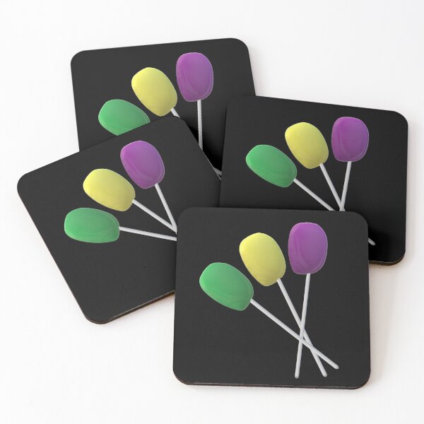Item preview, Fruit Flavored Lollipops (Black Background) designed and sold by ArtByLM.