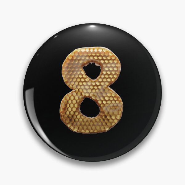 Item preview, 8 Number 3d Honey Numbers Font designed and sold by HelloFromAja.