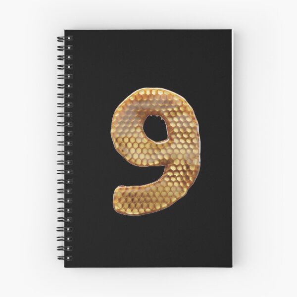 Item preview, 9 Number 3d Honey Numbers Font designed and sold by HelloFromAja.