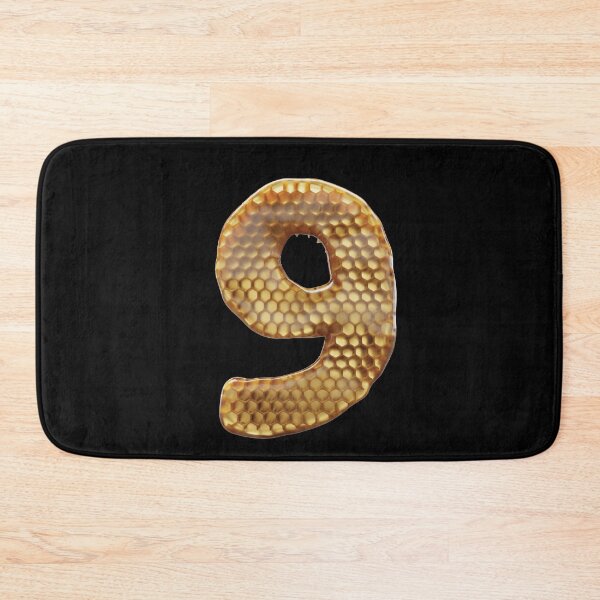 Item preview, 9 Number 3d Honey Numbers Font designed and sold by HelloFromAja.