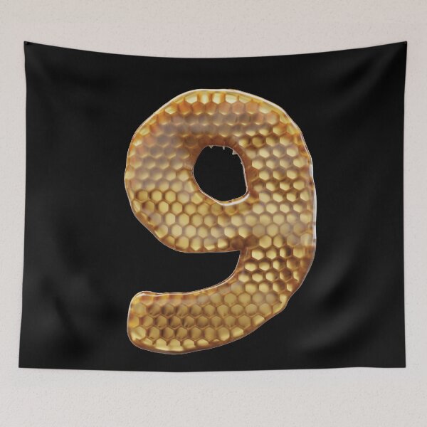 Item preview, Fuente de 9 números 3d números de miel designed and sold by HelloFromAja.
