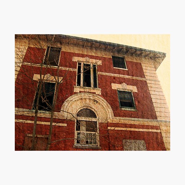 Overbrook Asylum - An Empty Dorm, or is it? Photographic Print
