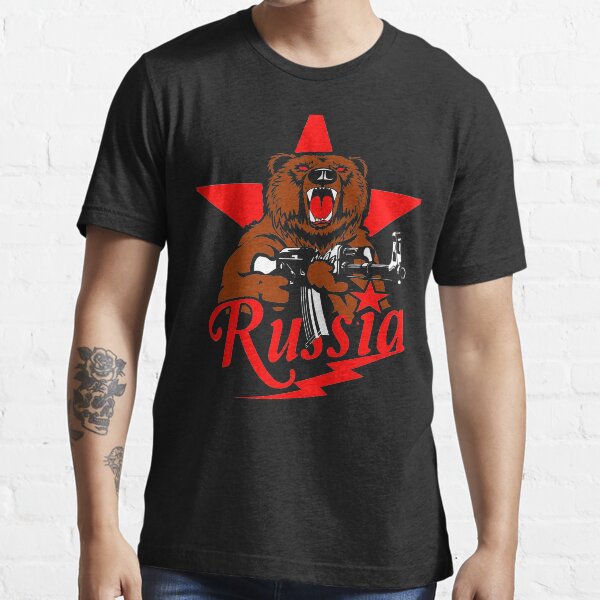 russian bear t shirt