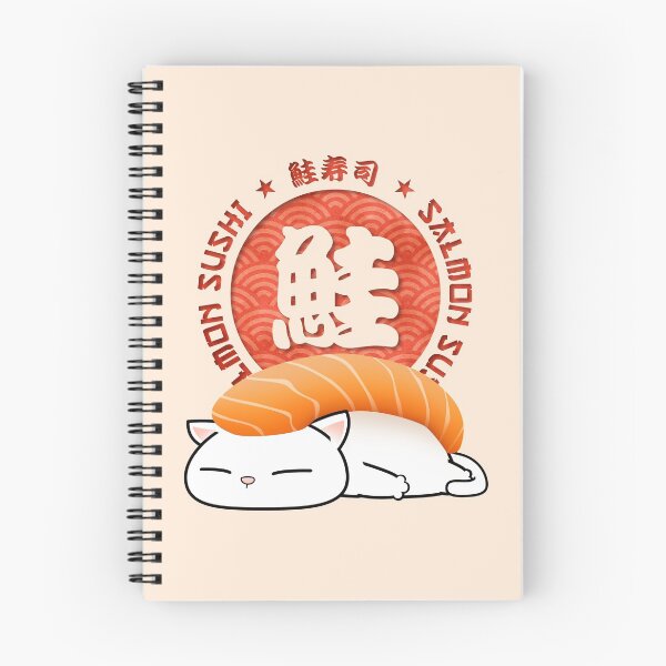 Item preview, Chubby Cat Salmon Sushi Cat designed and sold by Takeda-art.