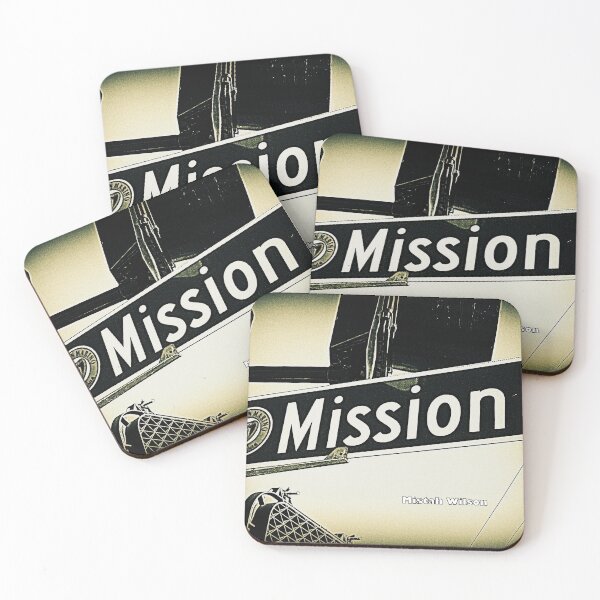 Item preview, Mission Street, San Marino, CA by Mistah Wilson designed and sold by The Street Sign Store.