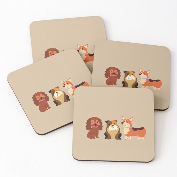 Item preview, Three Cute Little Dogs! designed and sold by Pinnypin.