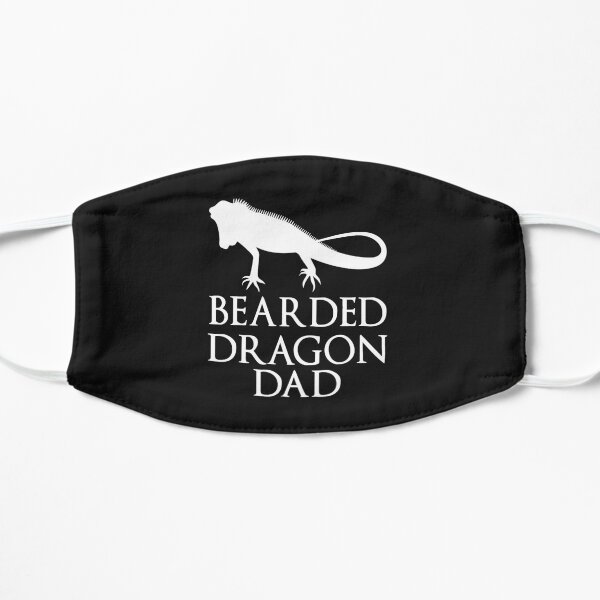 Bearded Dragon Dad Flat Mask
